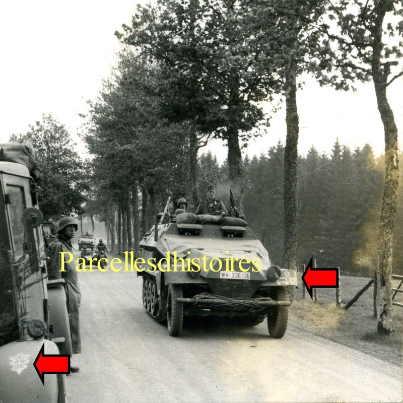 SDKFZ in Frankreich 1940Panzerspähwagen Halbkett