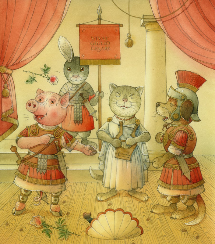 Kestutis Kasparavicius - Opera Singers 2006 (wc on paper) - (MeisterDrucke-591268)