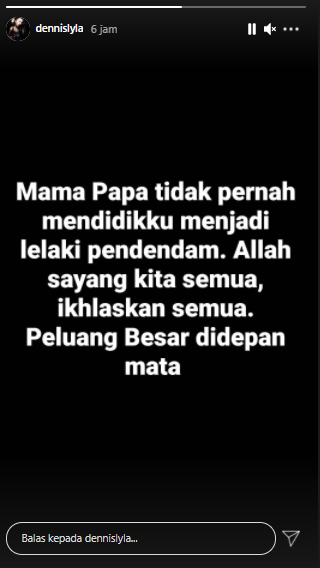 Unggahan Dennis Lyla