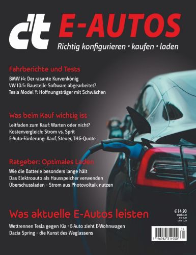 Cover: ct Magazin Sonderheft E-Autos No 04 2022