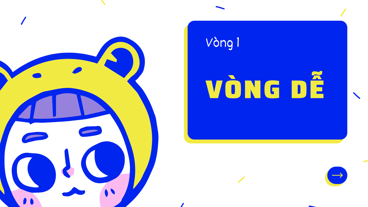 Vàng Xanh dương Hồng Trắng Vui nhộn Trẻ em Ảo Đố vui Bài thuyết trình