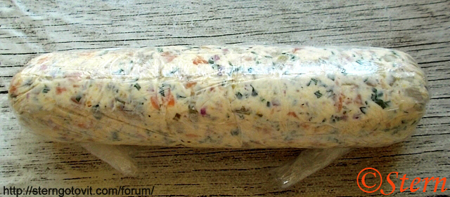 Закуска с сельдью «Селёдочная колбаса»