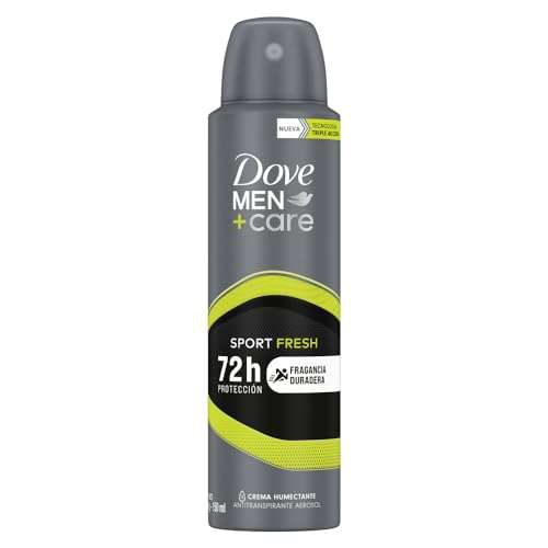 Amazon: Dove Men+Care desodorante antitranspirante para hombre sport en aerosol 150 ml 
