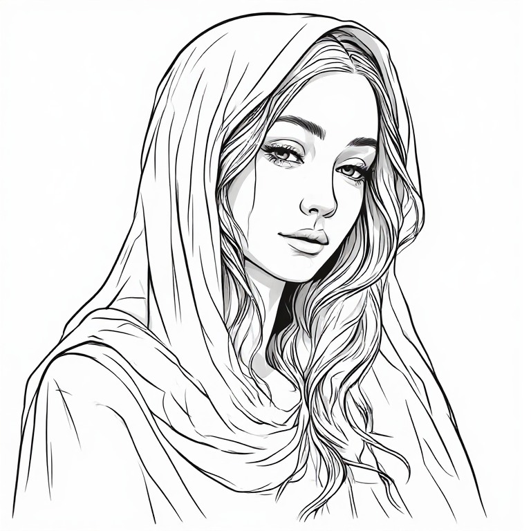 Madonna-l-Line-drawing-natural-(54)