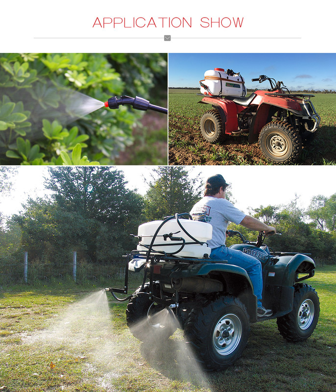 AGRICULTURAL ATV 12V SPRAYER 50 LITRE FARMERS QUAD HEAVY DUTY SPOT
