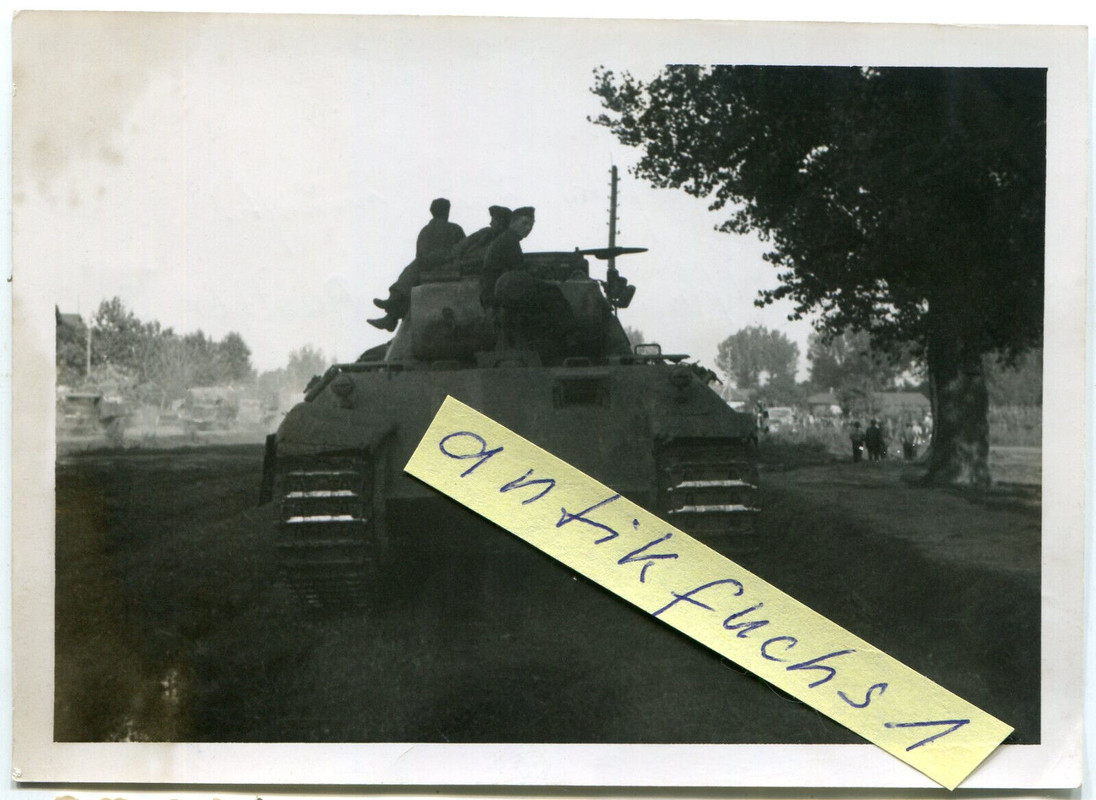 schwerer Panzer vom Typ V Panther in Rußland im 2.WK