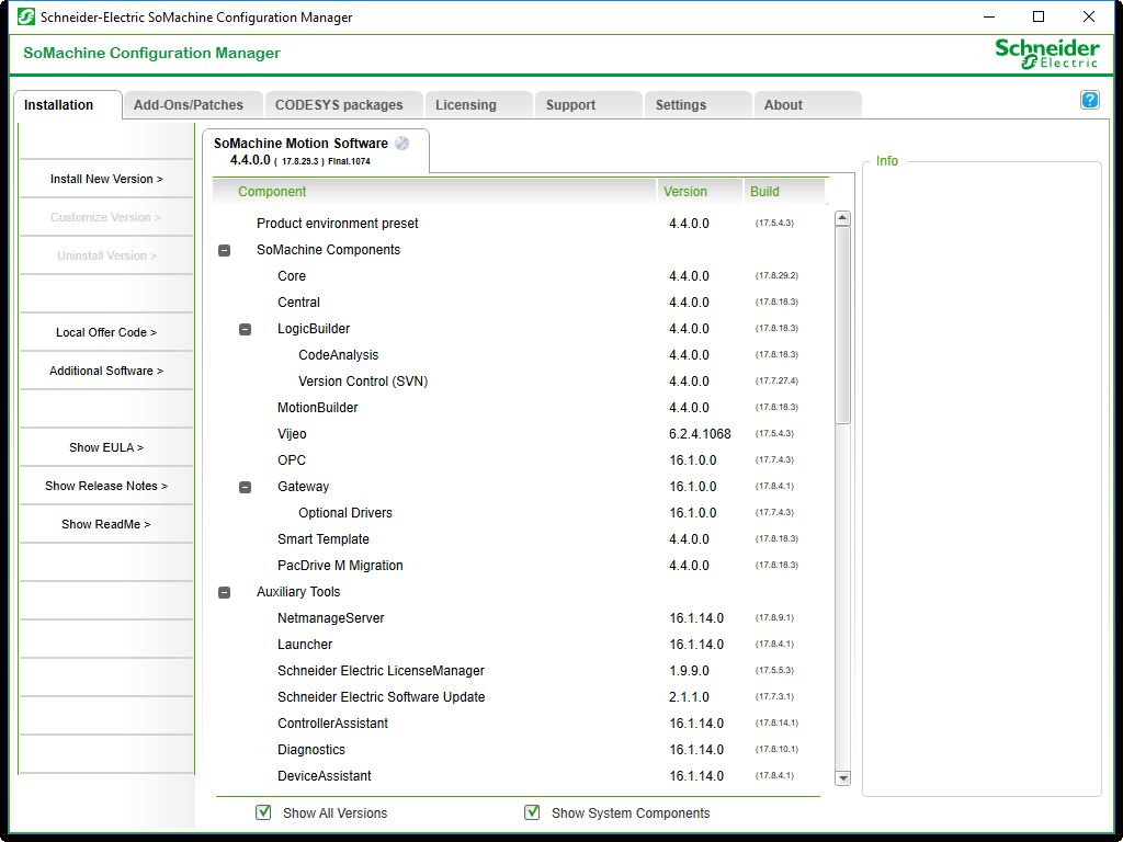 SoMachine motion v4.4 somachine motion v4.4.0.0