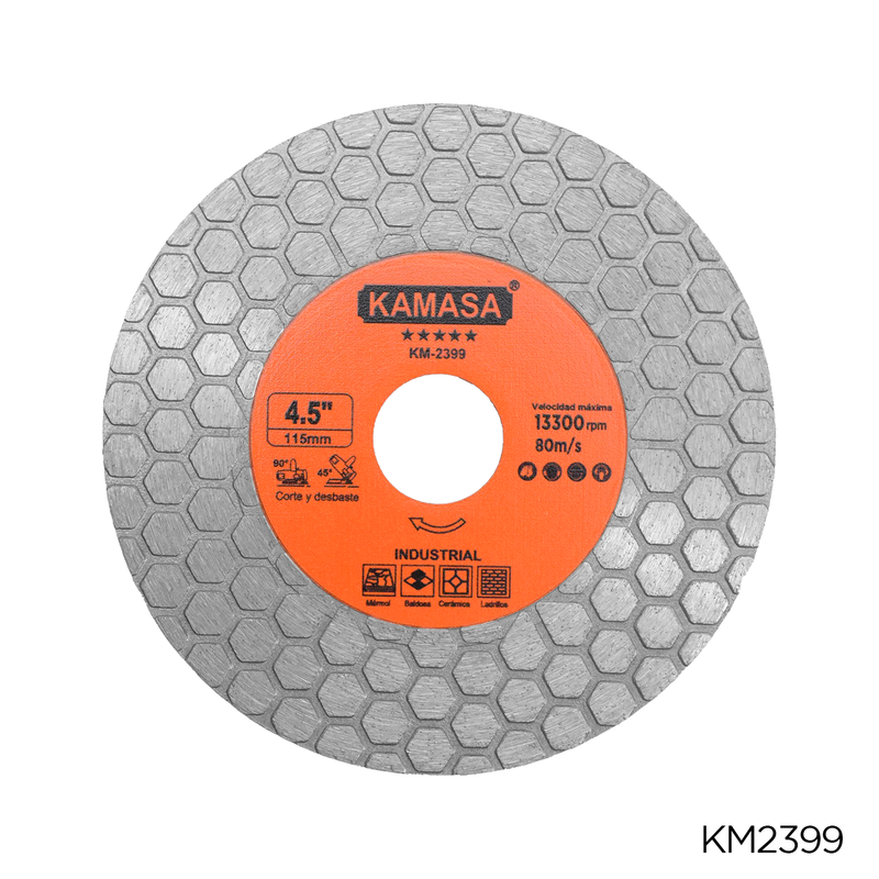 DISCO DIAMANTADO PANAL 115x25x22.23mm ***** KAMASA