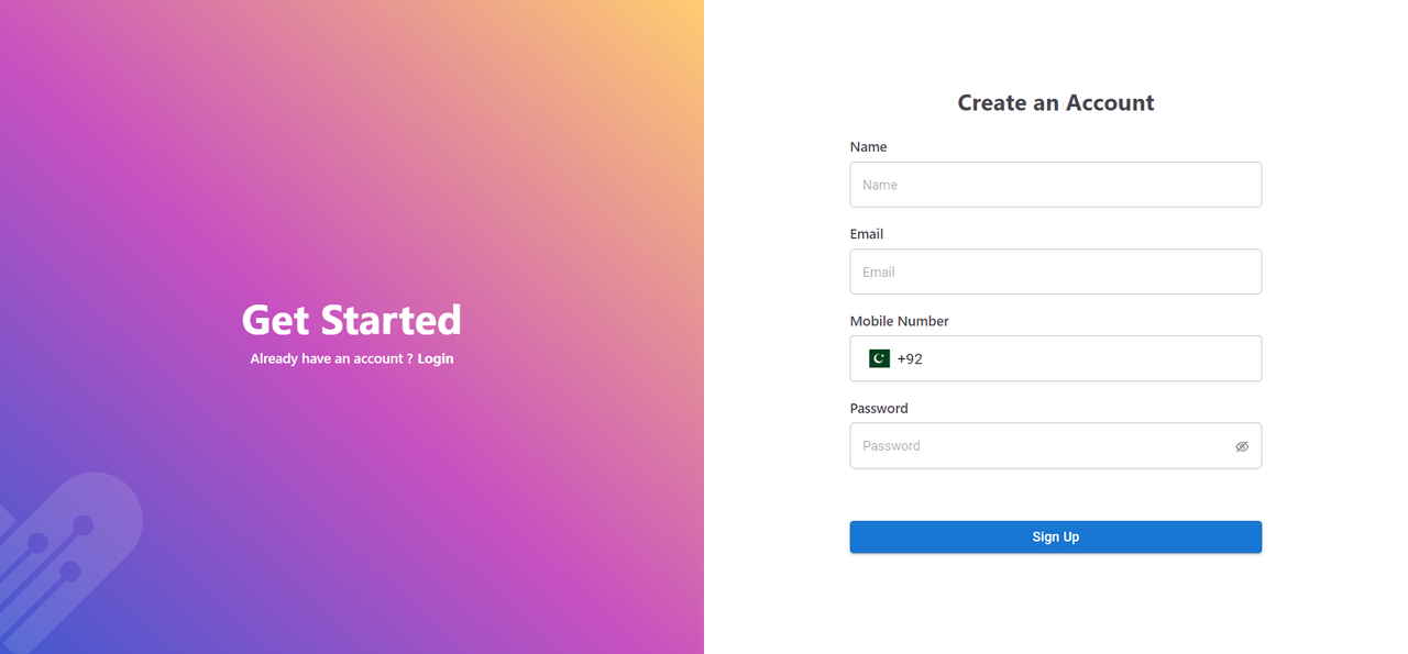 signup
