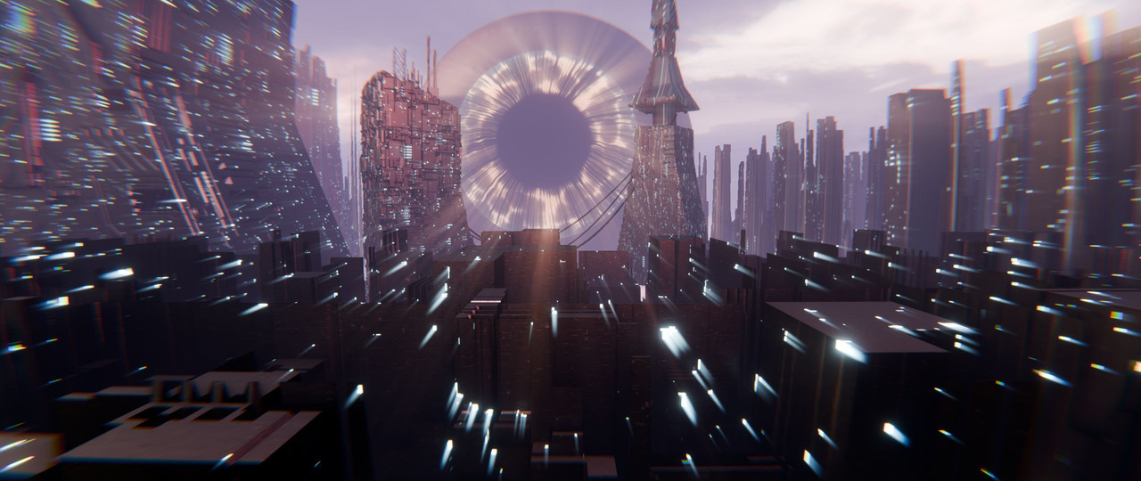 Dystopian Eye City — Poly3Blend
