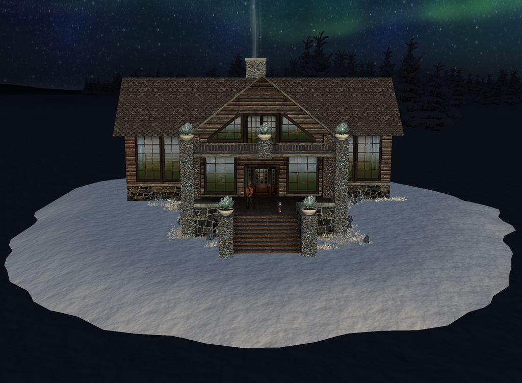 cabin-snow