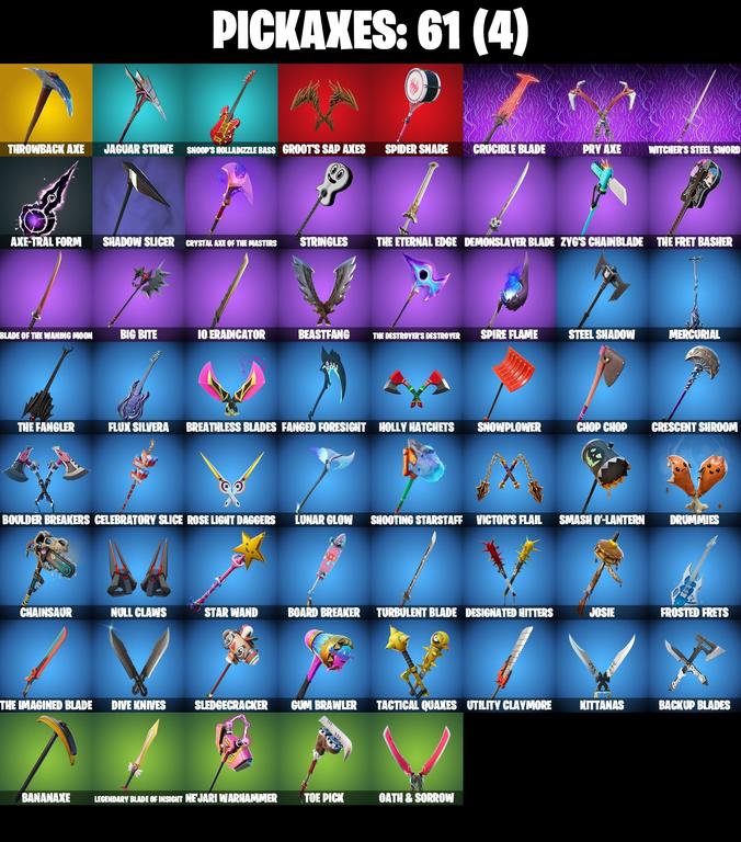 pickaxes comp