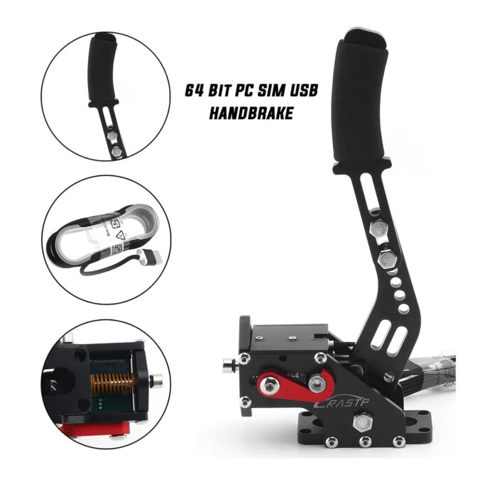 Freno de mano RASTP USB para simulación