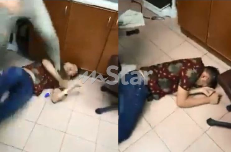 Pemuda asal Malaysia menghajar dokter rekan kerja istrinya karena sering mengunjungi istrinya disaat dia bertugas ke luar negeri.