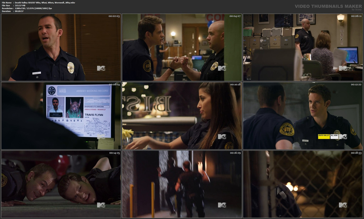 Death Valley S01E07 Who, What, When, Werewolf...Why.mkv