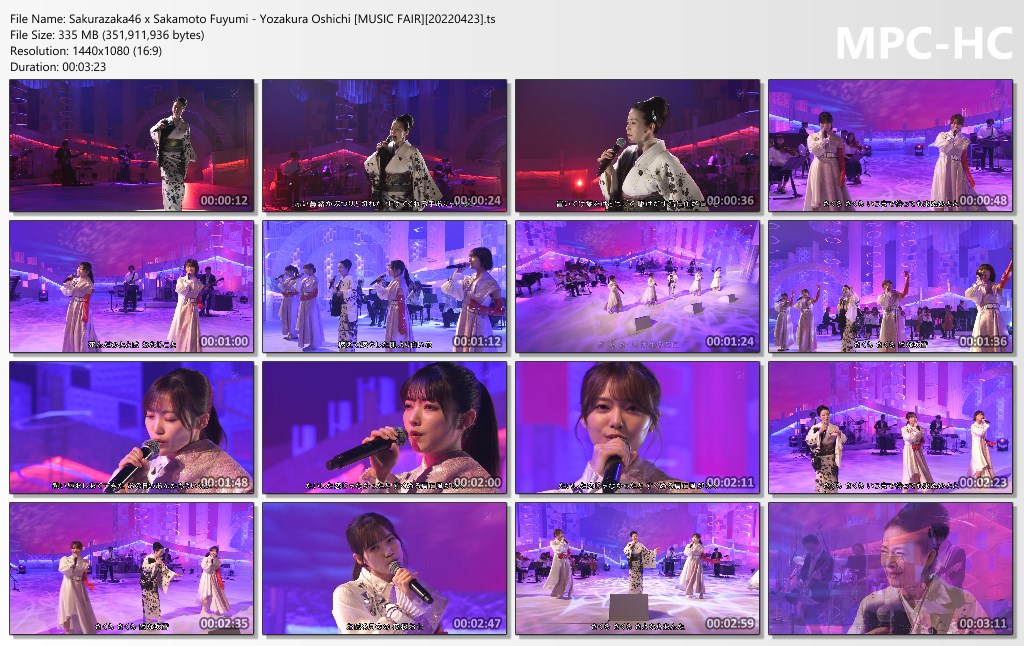 Sakurazaka46 x Sakamoto Fuyumi - Yozakura Oshichi [MUSIC FAIR][20220423].ts_thumbs