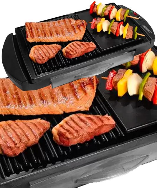 Grill e Chapa Cotherm 1400W – com Bandeja Coletora e Dispensa Uso de Óleo