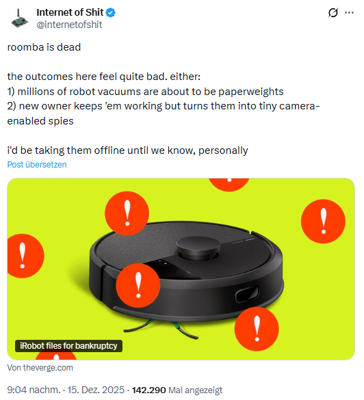 iRobot-Pleite und Übernahme