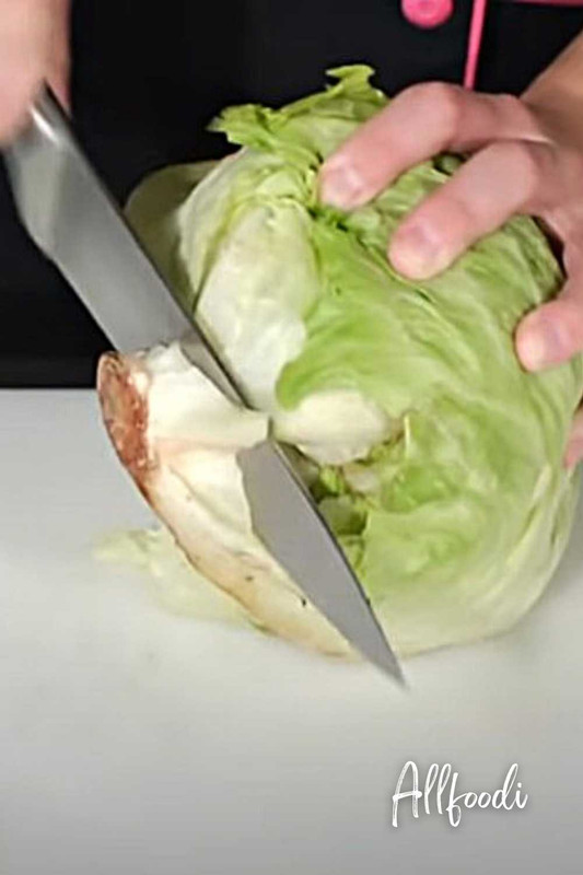 How to cut lettuce