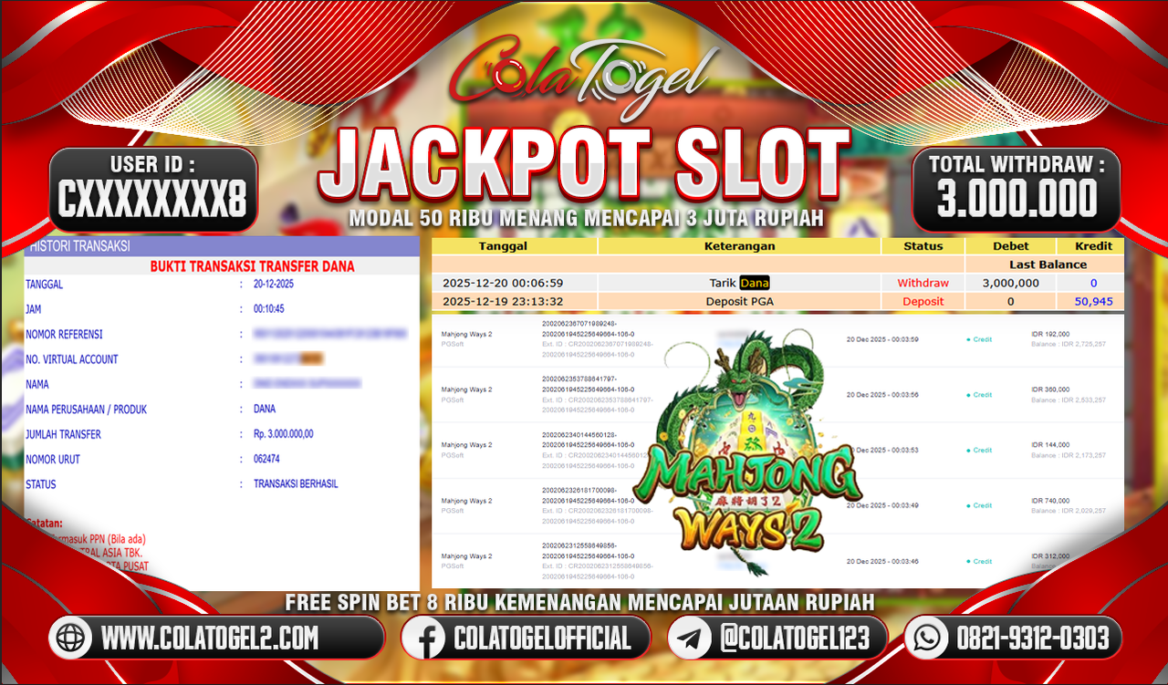JACKPOT SLOT GACOR!!