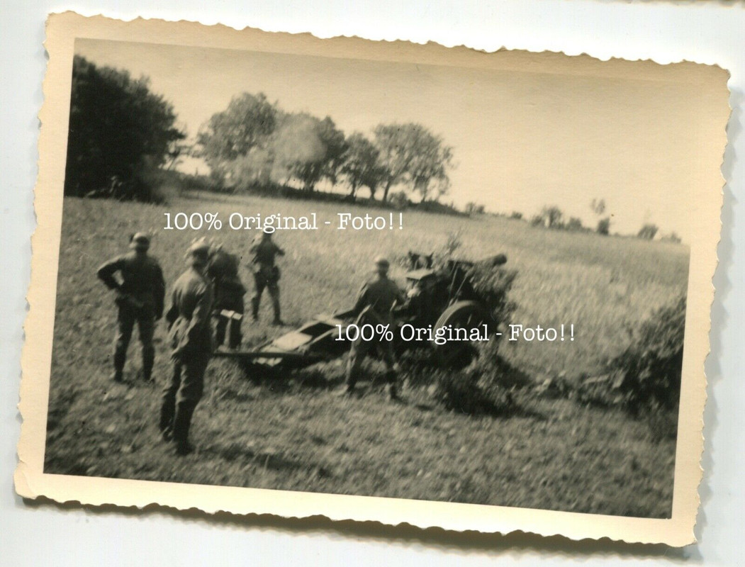 Foto deutsches Geschütz Kannone Artillerie Haubitze