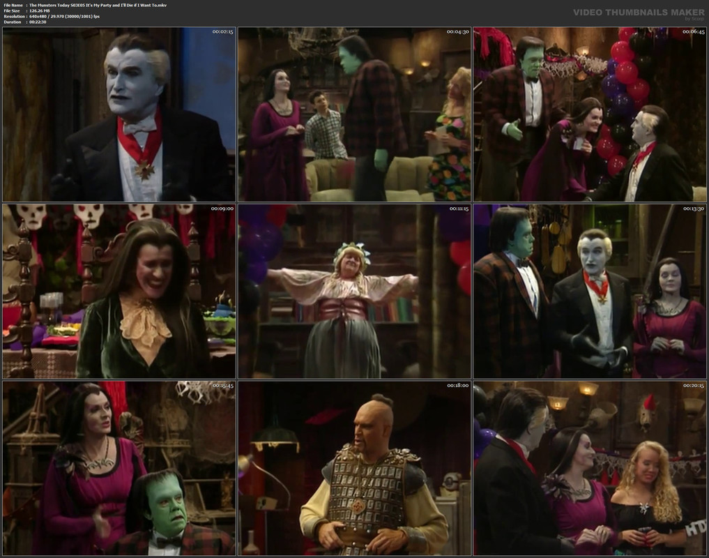 The Munsters Today S03E05 It's My Party and I'll Die if I Want To.mkv
