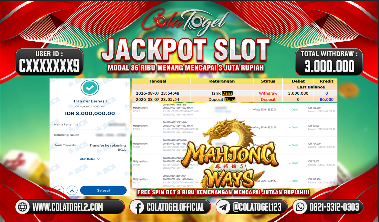 JACKPOT SLOT GACOR!!