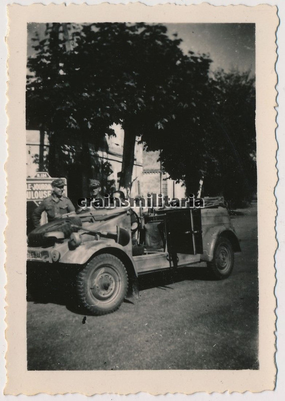 Orig. Foto Volskwagen Kübelwagen Typ 82 Pkw Wegw