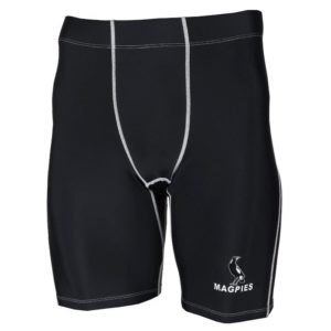 Black w Magpie Short Tghts-L
