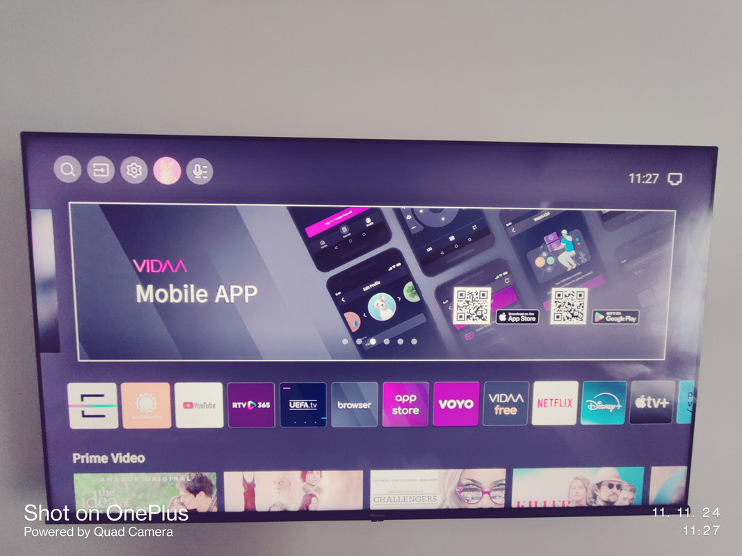 željeni zaslon pri vklopu