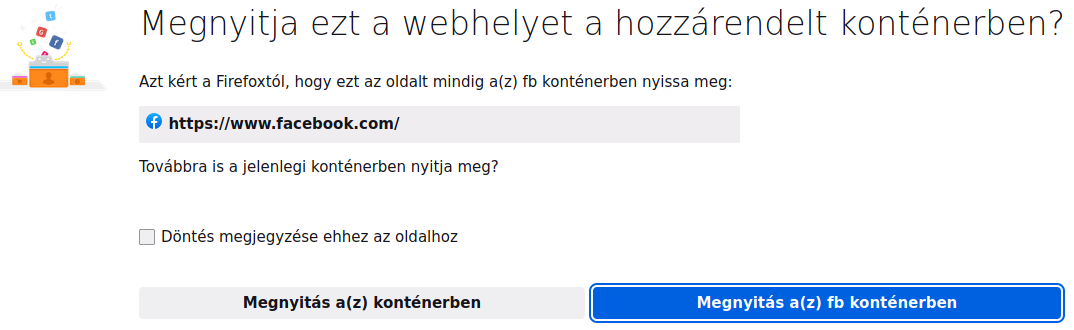 akkor meg fog kérdezni szándékodról, amikor megnyitod a weboldalt.