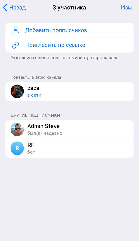 КАНАЛ С ОПИСАНИЕМ ОТ ИЮЛЯ УЧАСТНИКИ