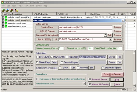 First Alert Service Monitor 19.06.01