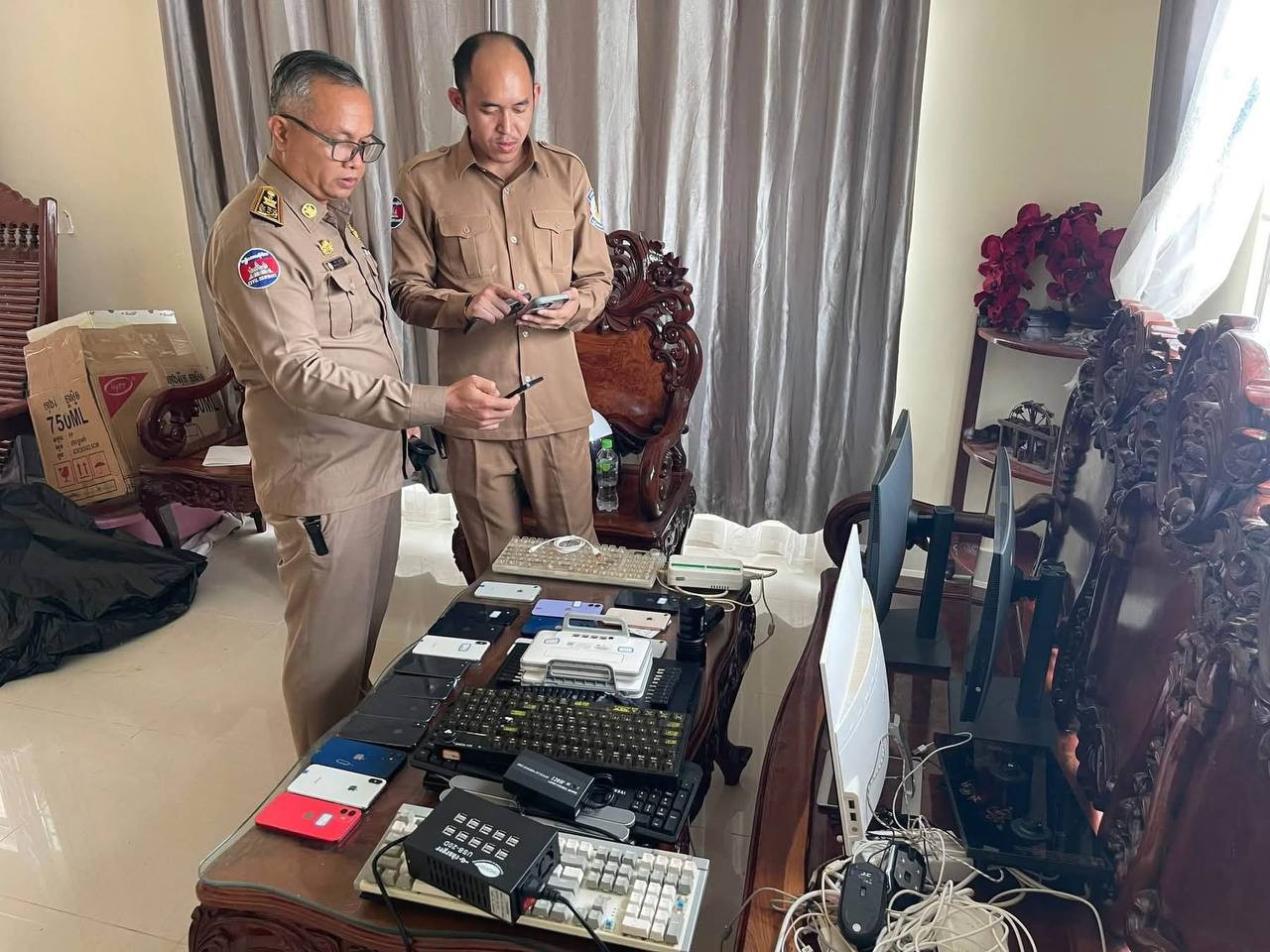 phnom penh scam raid five foreign suspects detained cambodia news 2026 4687656