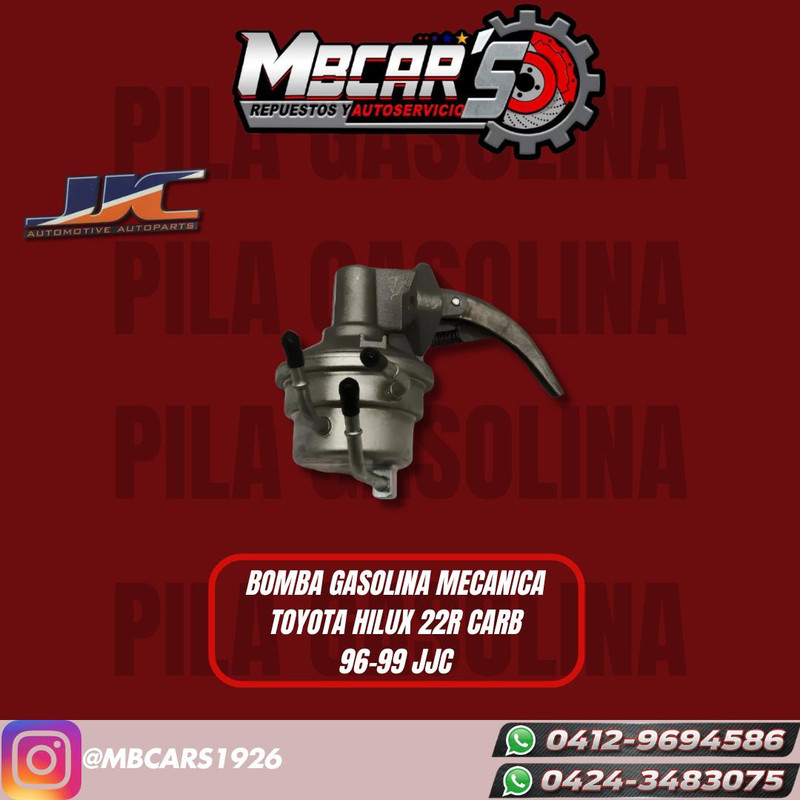 BOMBA DE GASOLINA MECANICA TOY HILUX 22R CARB 