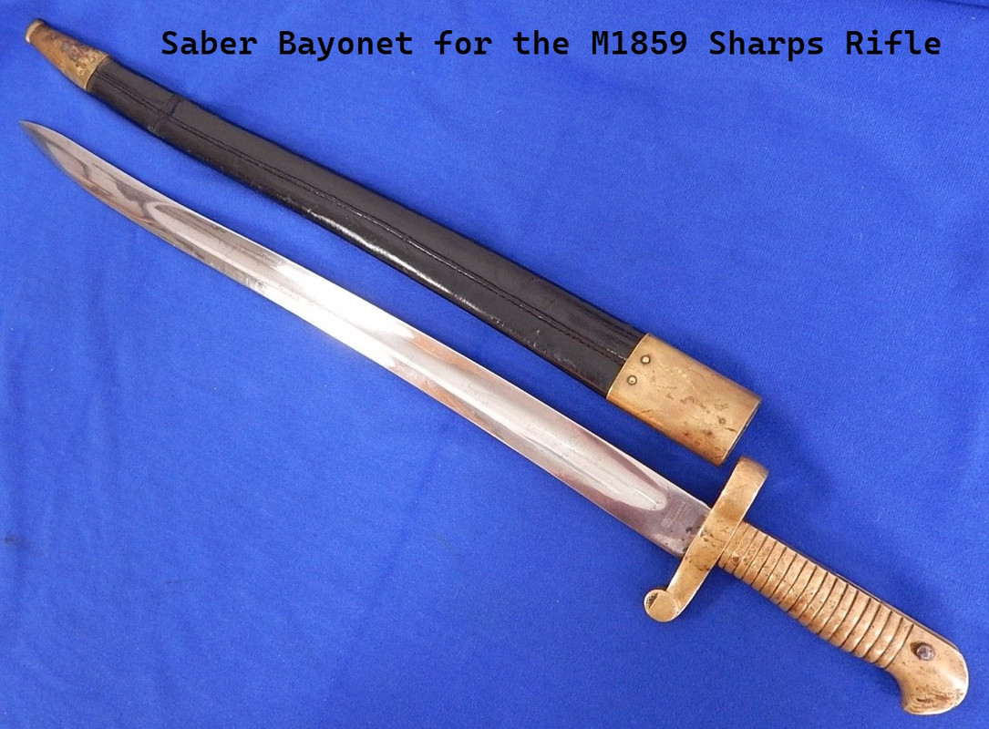 Saber Bayonet for the M1859 Sharps Rifle