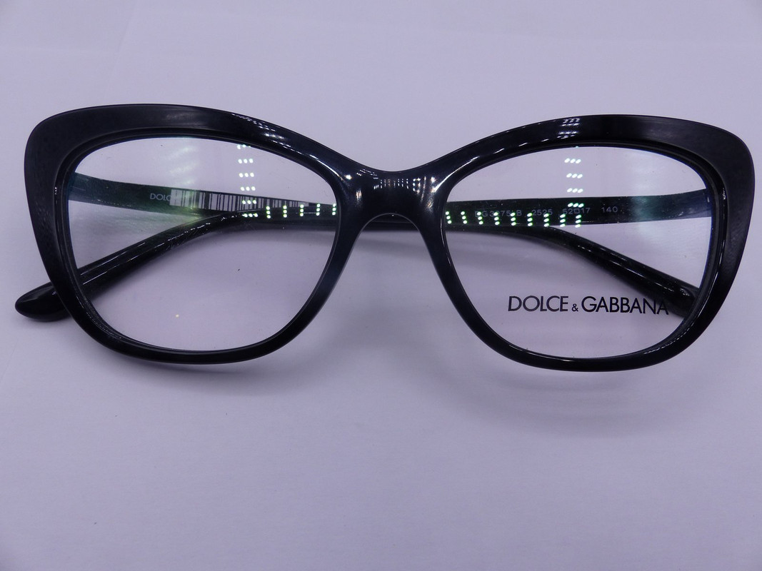 DOLCE & GABBANA DG3275B BLACK 2525 WOMENS EYEGLASSES FRAMES SIZE 52-17-140