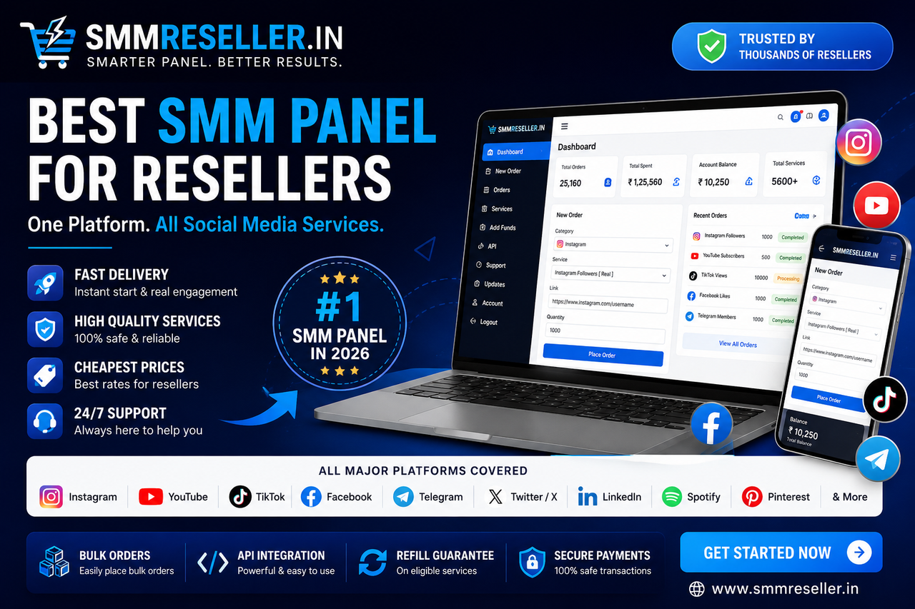 Best SMM Panel in 2026 – Affordable, Fast & Reliable SMM Services
