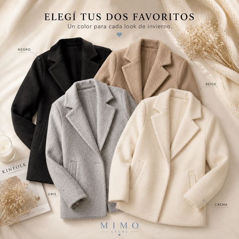 Saco pa&ntilde;o premium colores disponibles MIMO