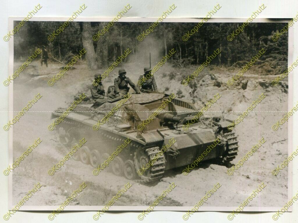 Foto, Wehrmacht, Stug, Sturmgeschütz im Einsatz, Nahaufnahme, Ru