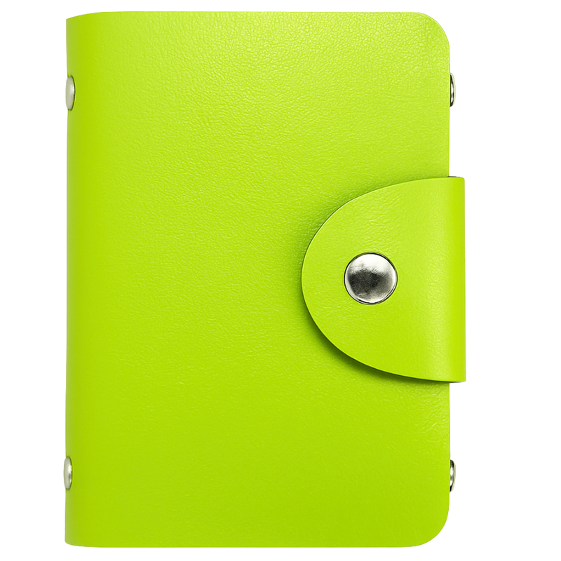 24 Slots Card Holder, Green