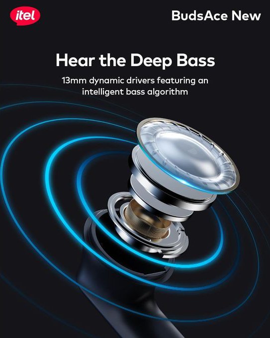 Rich Deep Bass 13mm Dynamic Driver Sound Hardware