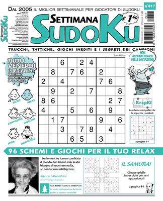 Settimana Sudoku N.817 – 09 Aprile 2021