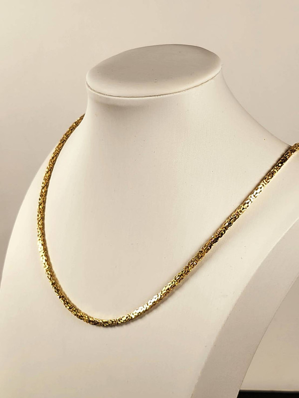 14k gold byzantine chain_1
