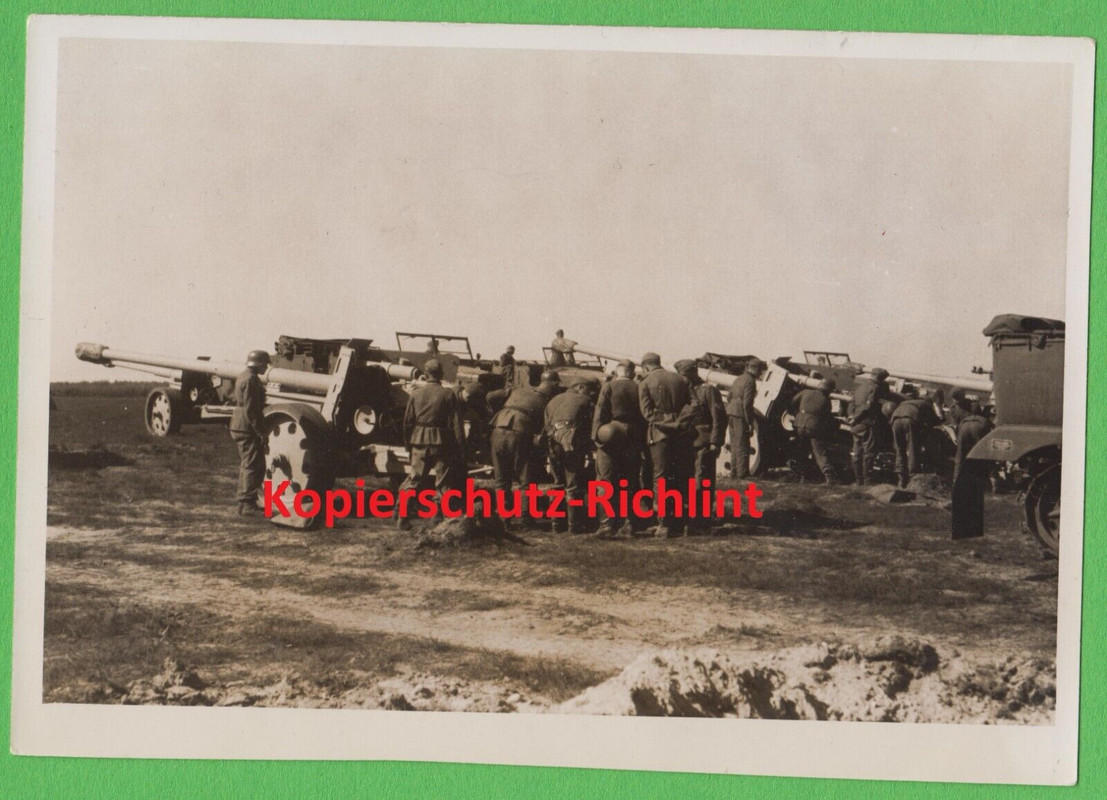 Wehrmacht schwere 8,8-cm-PAK 43 Spreizlafette Panzerabwehr Geschütz1