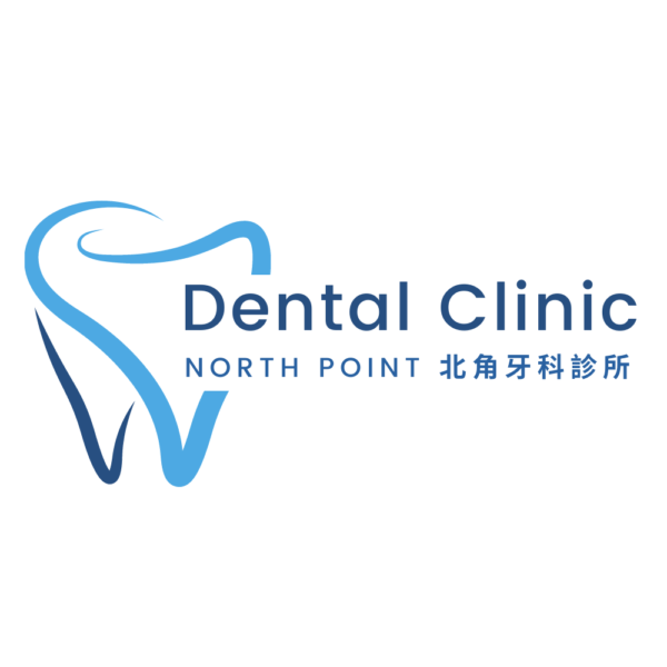 North point dentist dental clinic square white logo 600x600