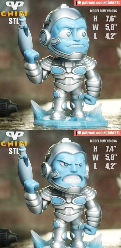 Mr. Freeze Arnold Chibi – 3D Print Model