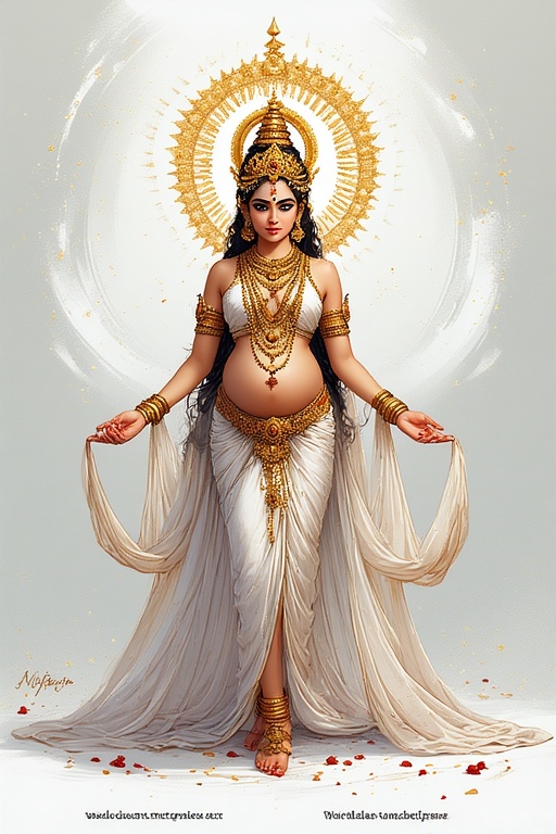 naked-goddess-parvati-pregnant-9