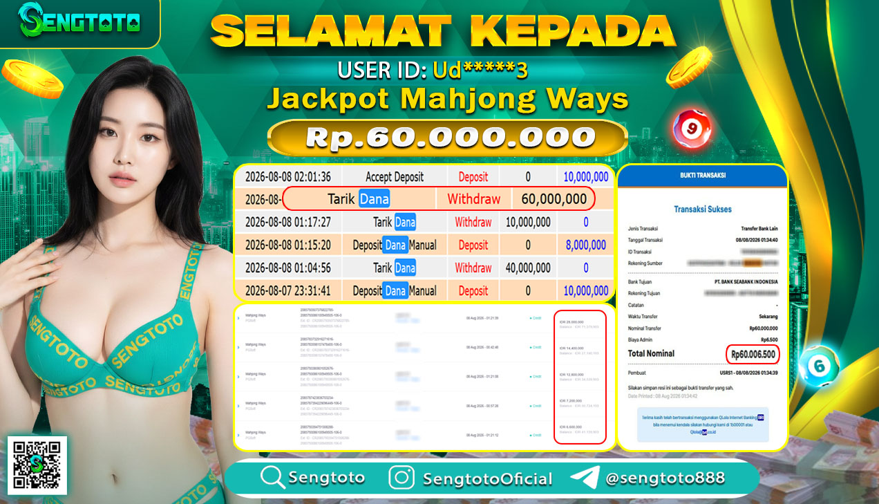 BUKTI PEMBAYARAN SLOT MAHJONG WAYS