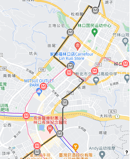 圖 龜山林口地區捷運路網發想